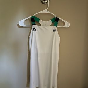 Women’s Adidas tennis tank and skirt, Roland Garros.  White, size small.